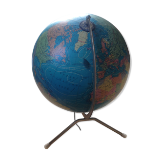 Map world vintage