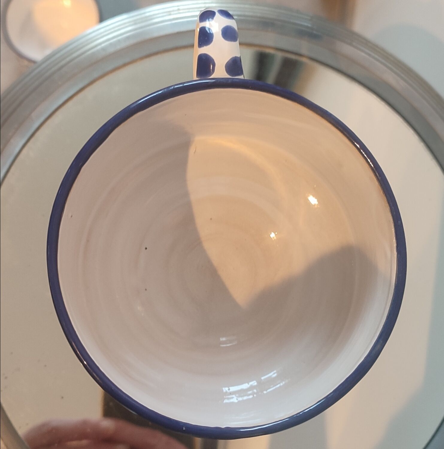 Pair of large 500 ml ceramic mugs from the Maghreb.