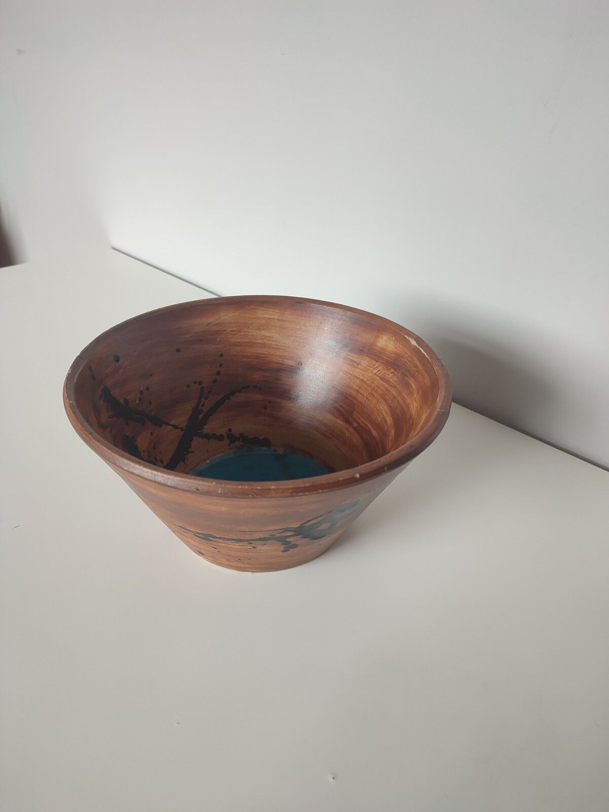 Salad bowl sandstone tachiste la Poterie de la Colombe