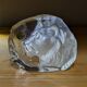 Paperweight Lion head sculpture Arques Crystal