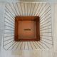 Vintage umbrella holder basket basket metal and plastic brand Caddie