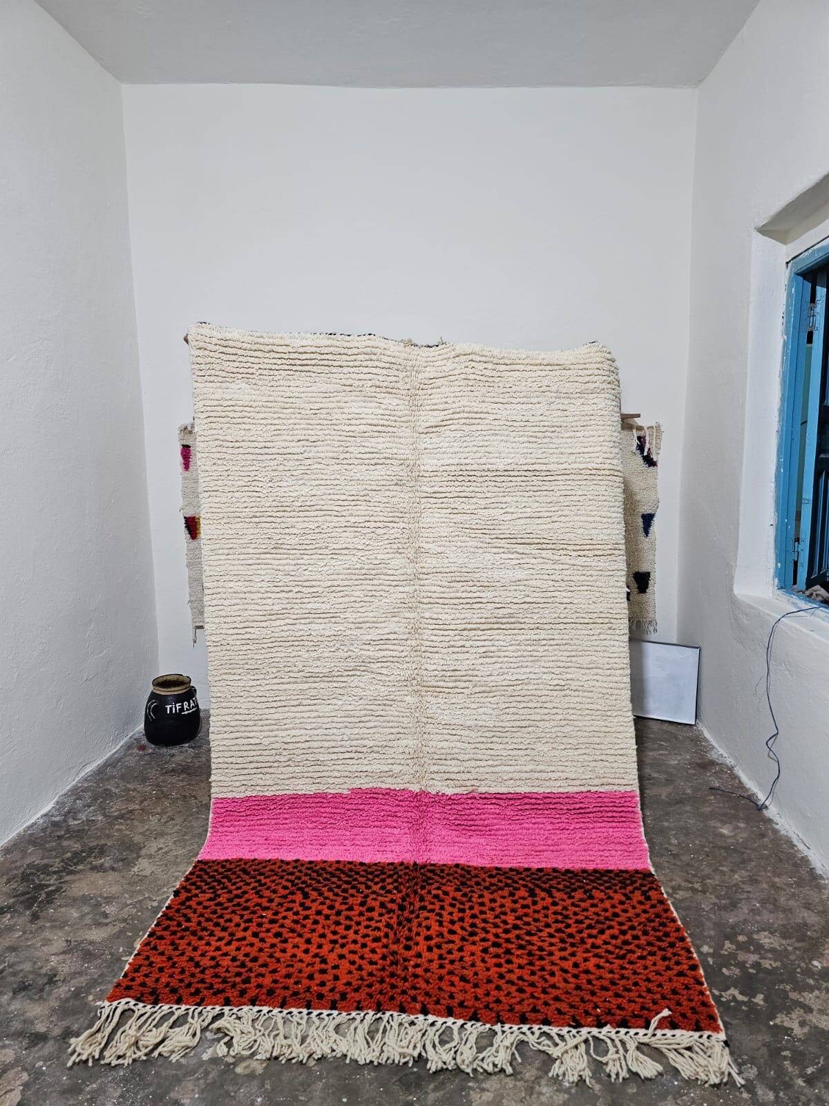 Tapis marocain berbère en laine