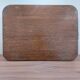 Wood serving tray with border
