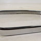 Set of four chrome dining chairs, italy, 1970s