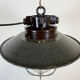 Industrial factory hanging lamp, 1960s