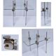 display shelf glass metal design 70-80
