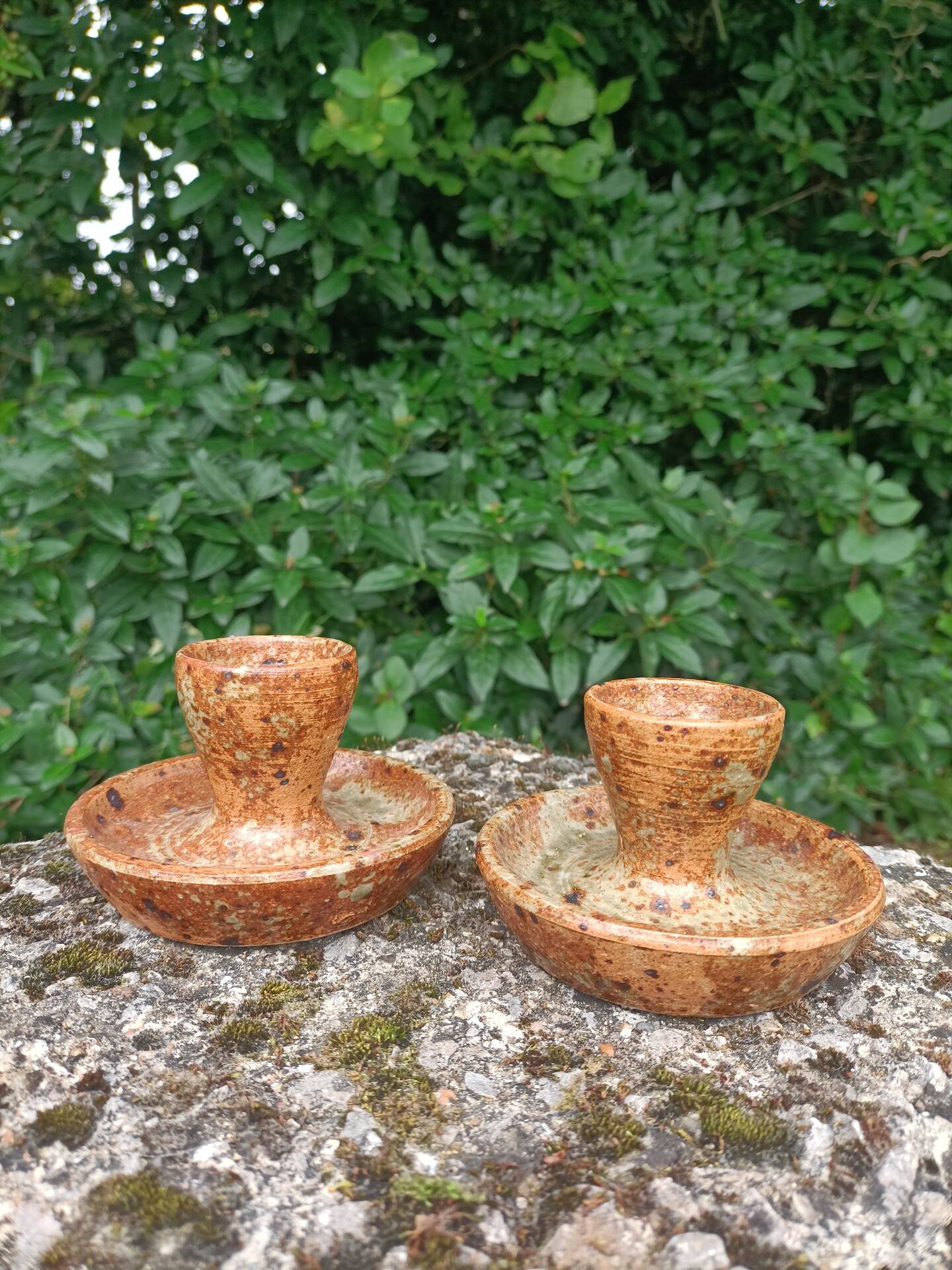 Ensemble de Coquetiers rétro en gre