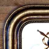 Antique Louis-Philippe gilded mirror “Apoline”