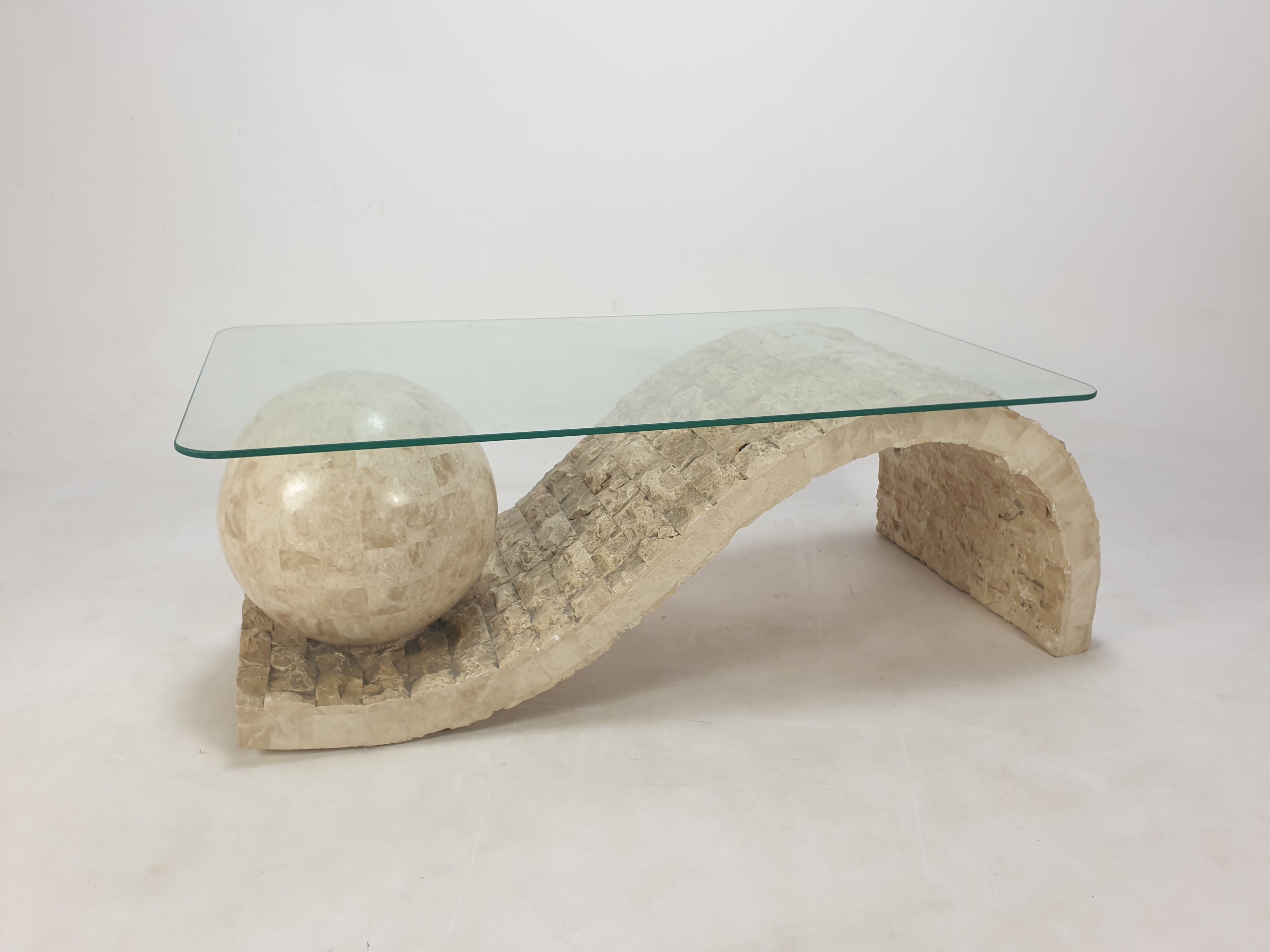 Magnussen Ponte Mactan Stone Coffee Table, 1980s