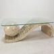 Magnussen Ponte Mactan Stone Coffee Table, 1980s