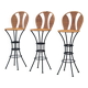 Tabourets de bar français élégants