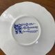Aubusson earthenware cup and saucer from Sarreguemines FRANCE