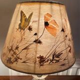 Paire d’abats- jour artisanale vintage