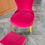 Fauteuil crapaud rénové