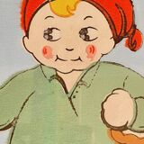 Screen printing on PAPER Medallion