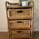 Rattan chest of drawers 3 drawers