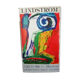 Original poster Bengt Lindstrom - ARCO 86 Madrid - 1986