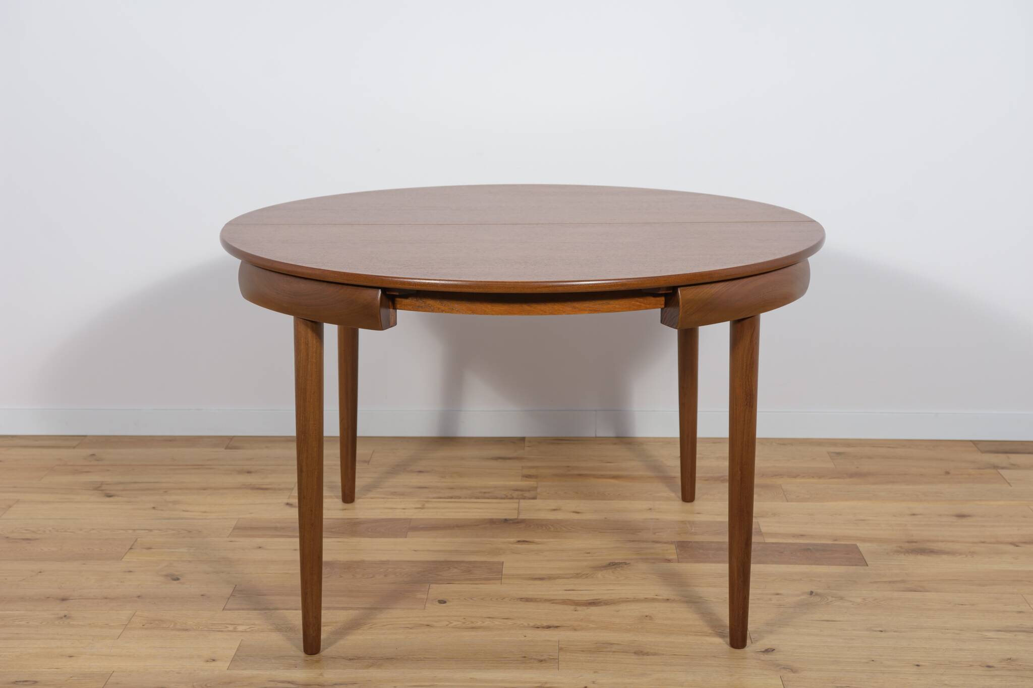 Mid-Century Teak Dining Table & Chairs by Hans Olsen for Frem Røjle, 1960s, Set of 5