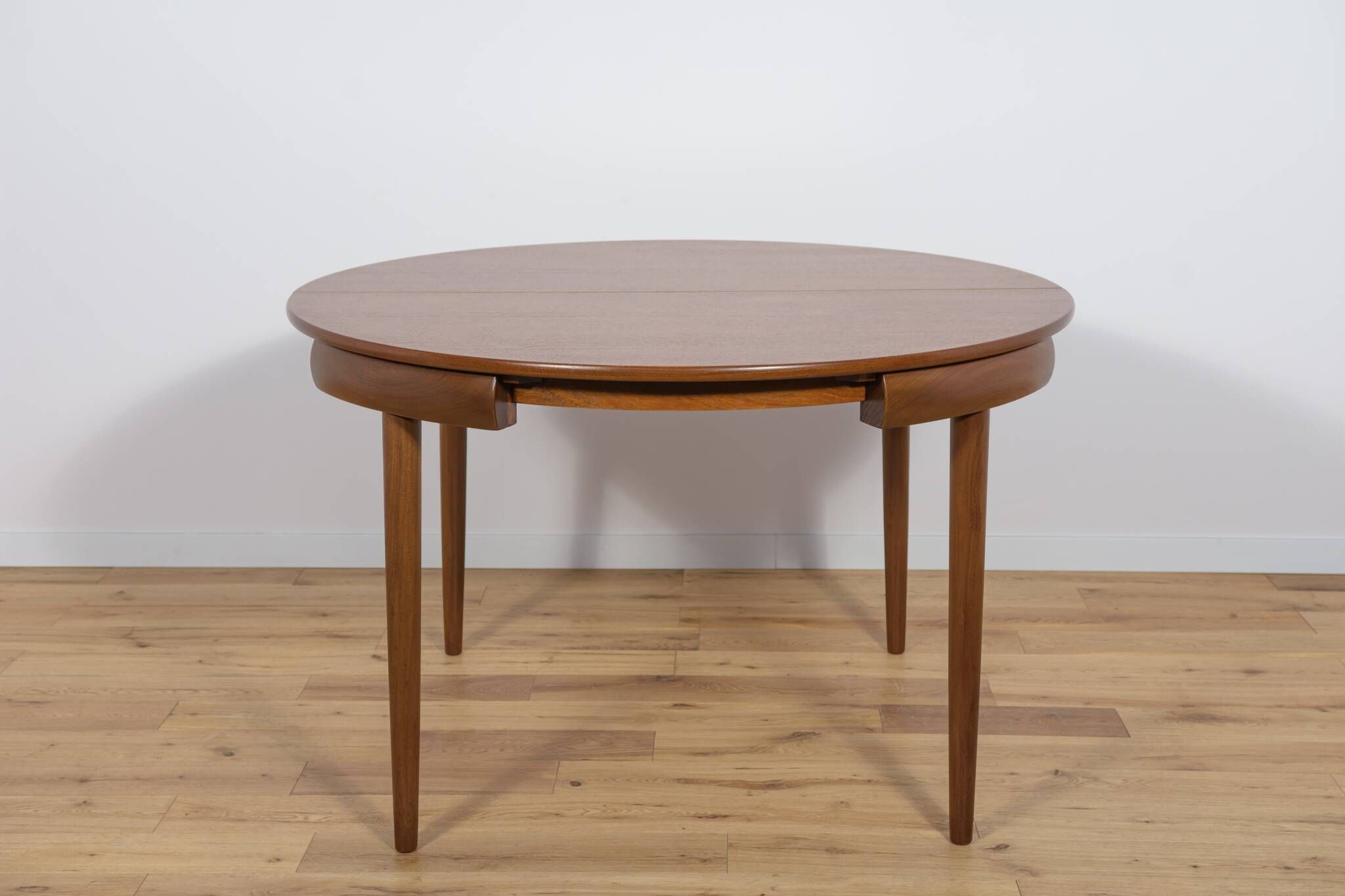 Mid-Century Teak Dining Table & Chairs by Hans Olsen for Frem Røjle, 1960s, Set of 5