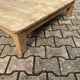 Natural wood coffee table