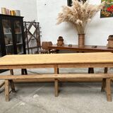 Large 20th century pine community table