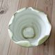 Vintage shell vase Salins – French crackled earthenware – 1970s