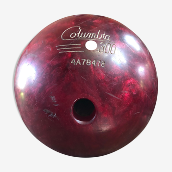 Ancienne boule de bowling columbia 300 rouge