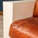 20thc two-seater saratoga sofa by lella and massimo vignelli for poltronova