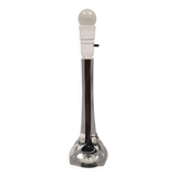 Glass table lamp, made by Swedish Flygsfors in the 1960s