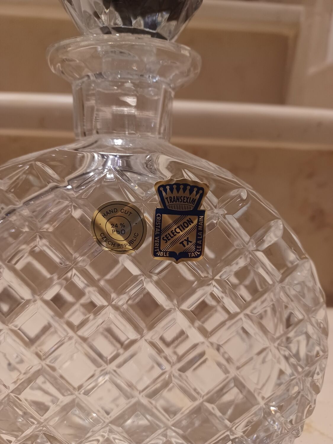 Carafe à whisky crystal