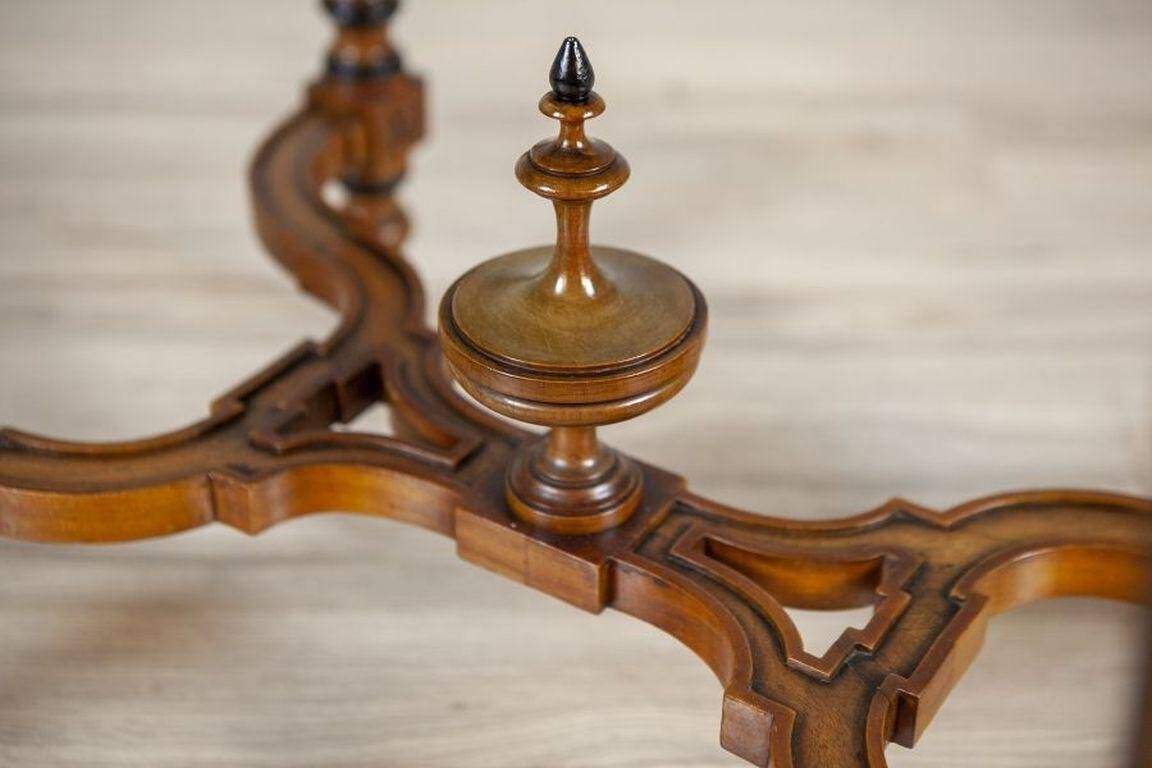 Late 19th Century Walnut Coffee Table, 1890s