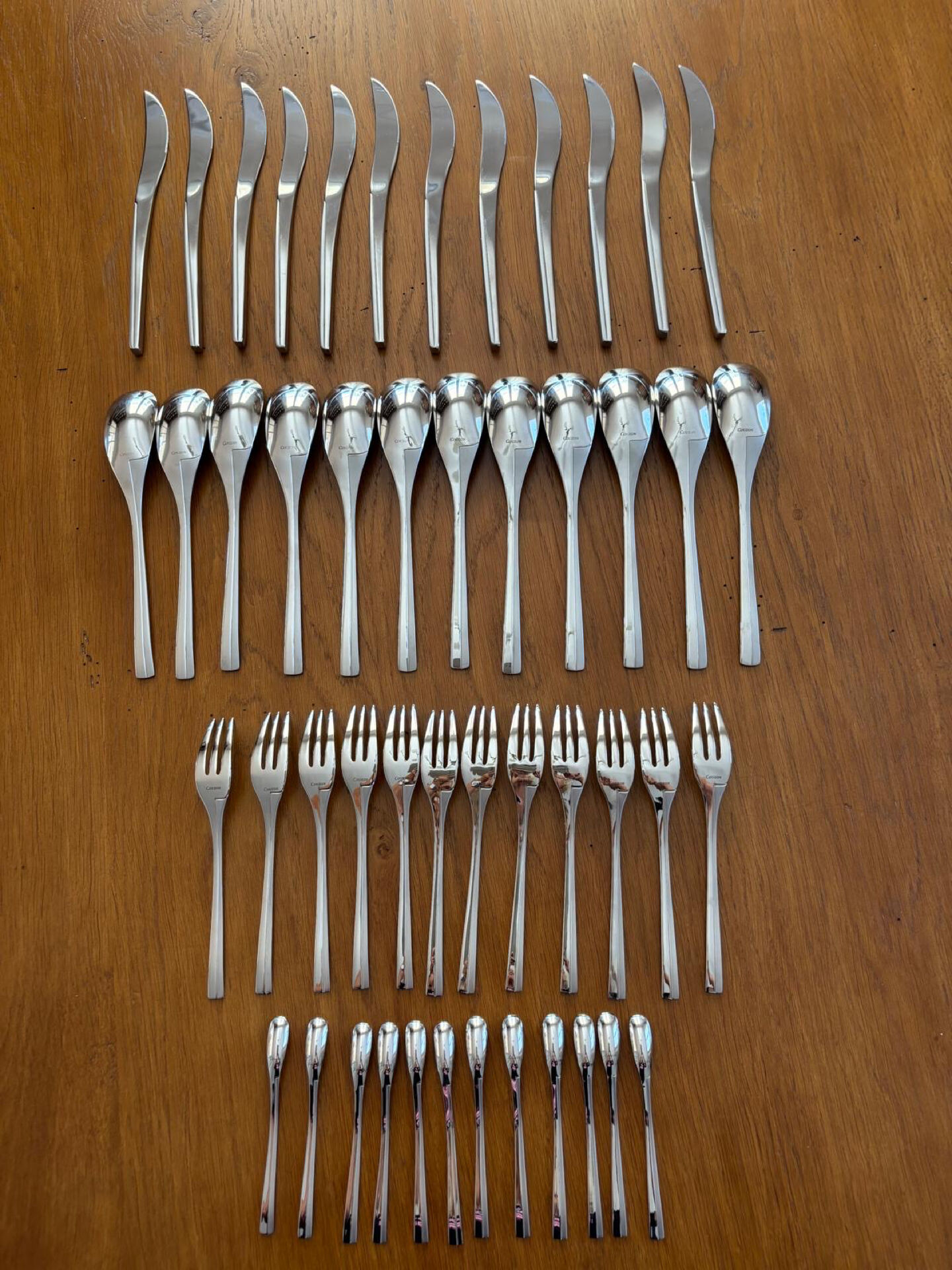 Exceptional Couzon household set Neuvième Art – 123 pieces – stainless steel 18/10