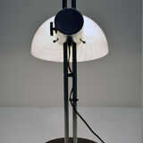 70's table lamp in glass and metal produced by Zonca