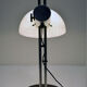 70's table lamp in glass and metal produced by Zonca