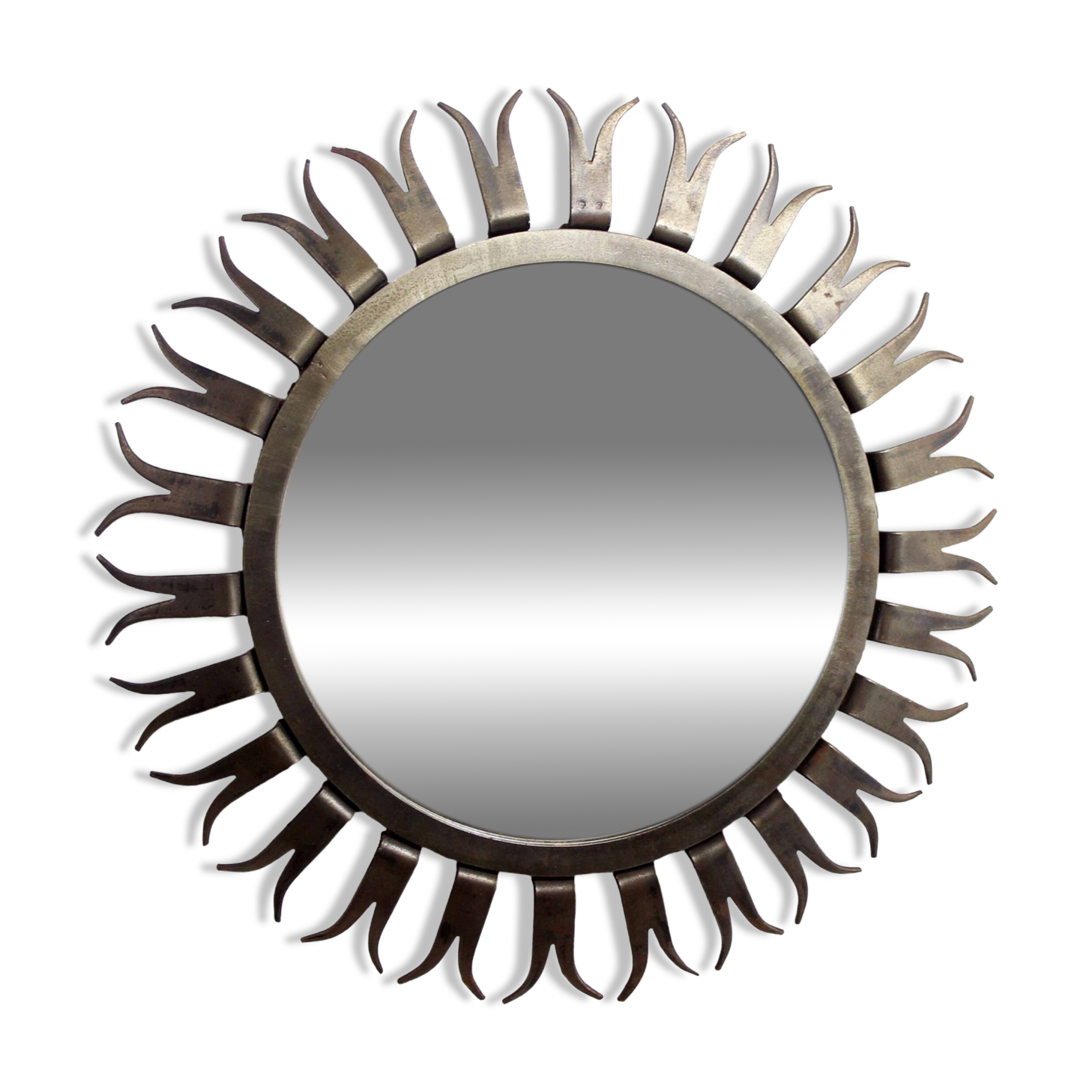 1960s metal sun mirror
