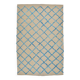 6x9 Beige & Blue Handmade Moroccan Rug, 185x282Cm SK 7339
