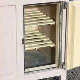 Old bistro icebox in solid oak - Small sideboard