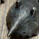 Walter Bosse / Herta Baller — Patinated brass - 4 nesting hedgehogs - 195