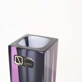 Murano Sommerso Facetted Vase & Bowl set