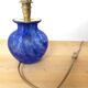 Glass paste lamp base by Annick Naudy