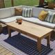 Antique solid wood coffee table – unique restored piece | Louna