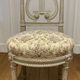 Pair of chairs, lyre back, based on a model by Jacob, Louis XVI style.