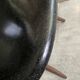 DSW chair, black fiber, black dowel, walnut, Eames, Herman Miller, vintage 1950