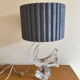 Lamp signed Daum France in crystal.