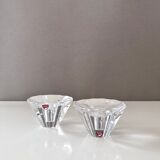 Orrefors Orion candle holder, glass candle holder, scandinavian design