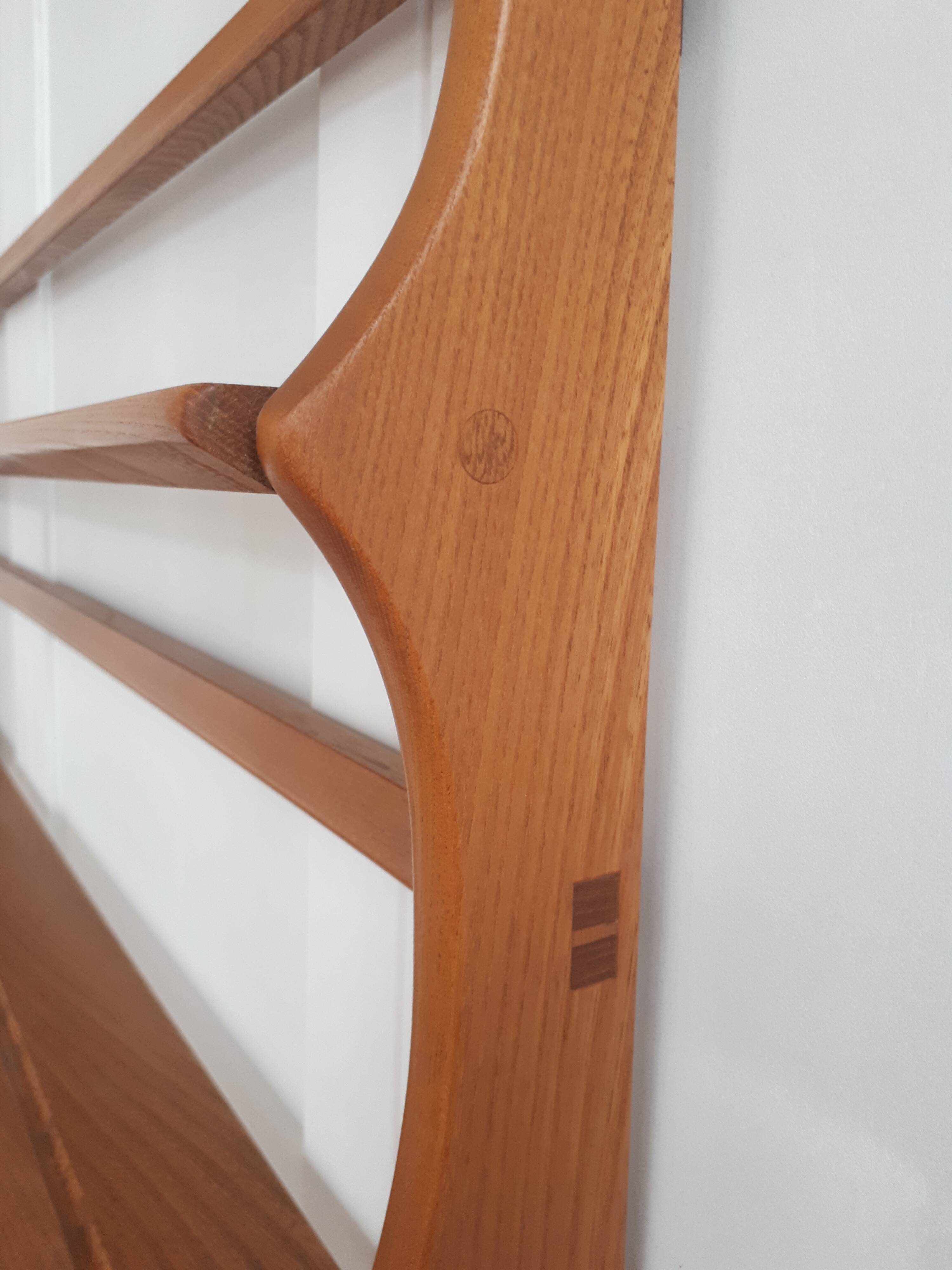 Vintage wall shelf in solid elm by Lucian Ercolani C1960 Ercol