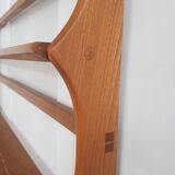 Vintage wall shelf in solid elm by Lucian Ercolani C1960 Ercol