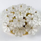 Modern mid-century wall lamp with floral pattern by Ernst Palme, 1960s