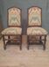 Pair of Louis XIII period chairs