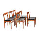 Lot de 6 chaises Hans J. Wegner W2 C.M.Madsen années 1950